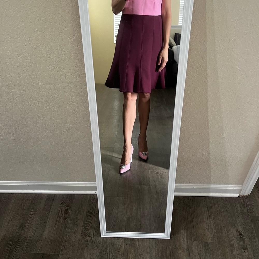 Kate Spade Pink and Purple A-Line dress